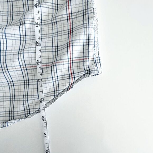 Billabong Men's Shirt Casual Button Down Slim Fit Plaid Blue White Medium - Picture 6 of 7